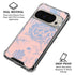 Rose Quartz & Serenity Floral Pixel 9/9 Pro Clear Case
